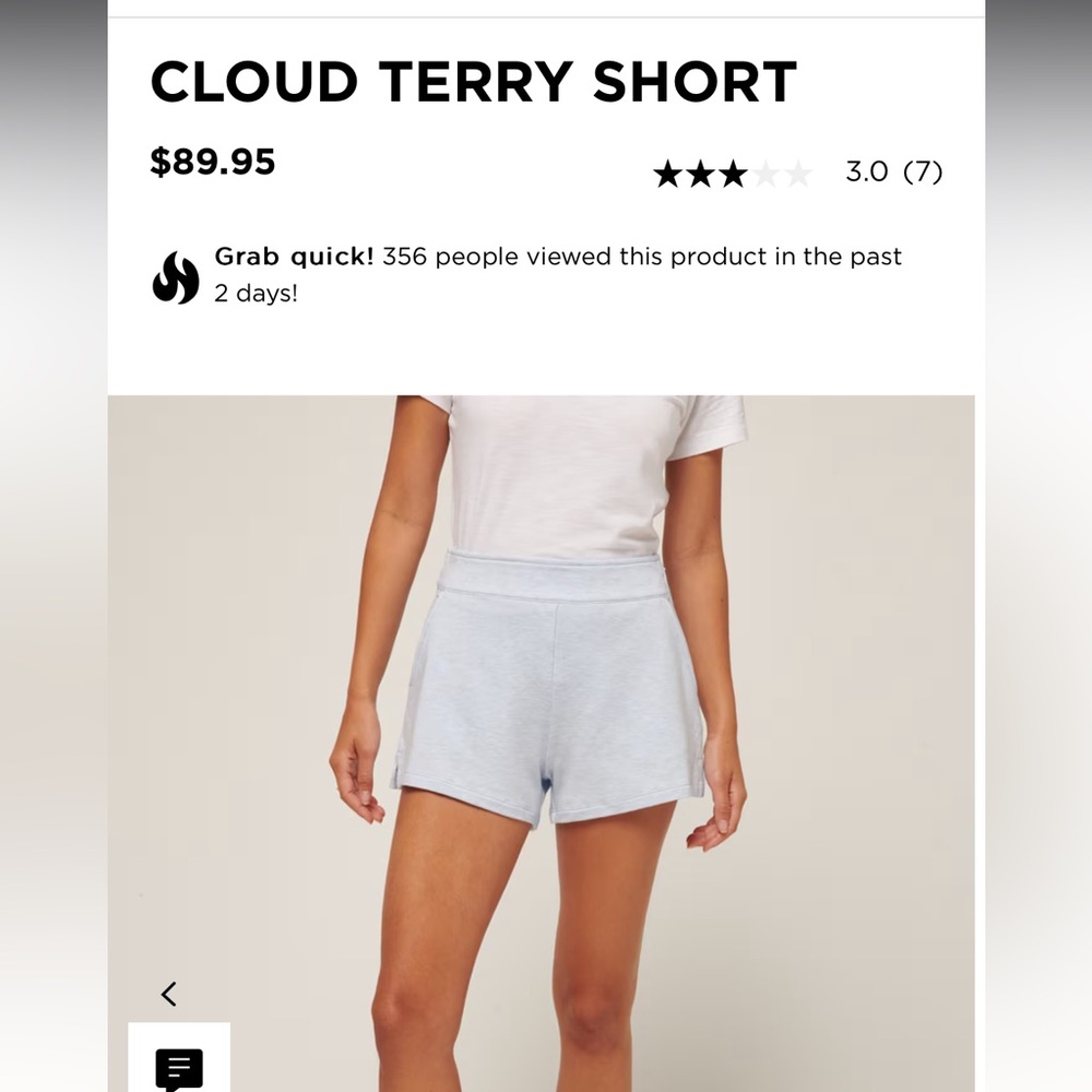 TravisMathew women’s cloud Terry short